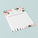 Tropical Theme Bridal Shower Games Pack Printable