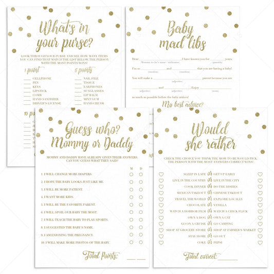 Twinkle twinkle theme baby shower games printable by LittleSizzle
