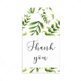 Editable favor tag template botanical theme by LittleSizzle