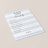 Elephant Wishes for the New Baby Boy Printable