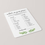 Purse raid game printable by LittleSizzle