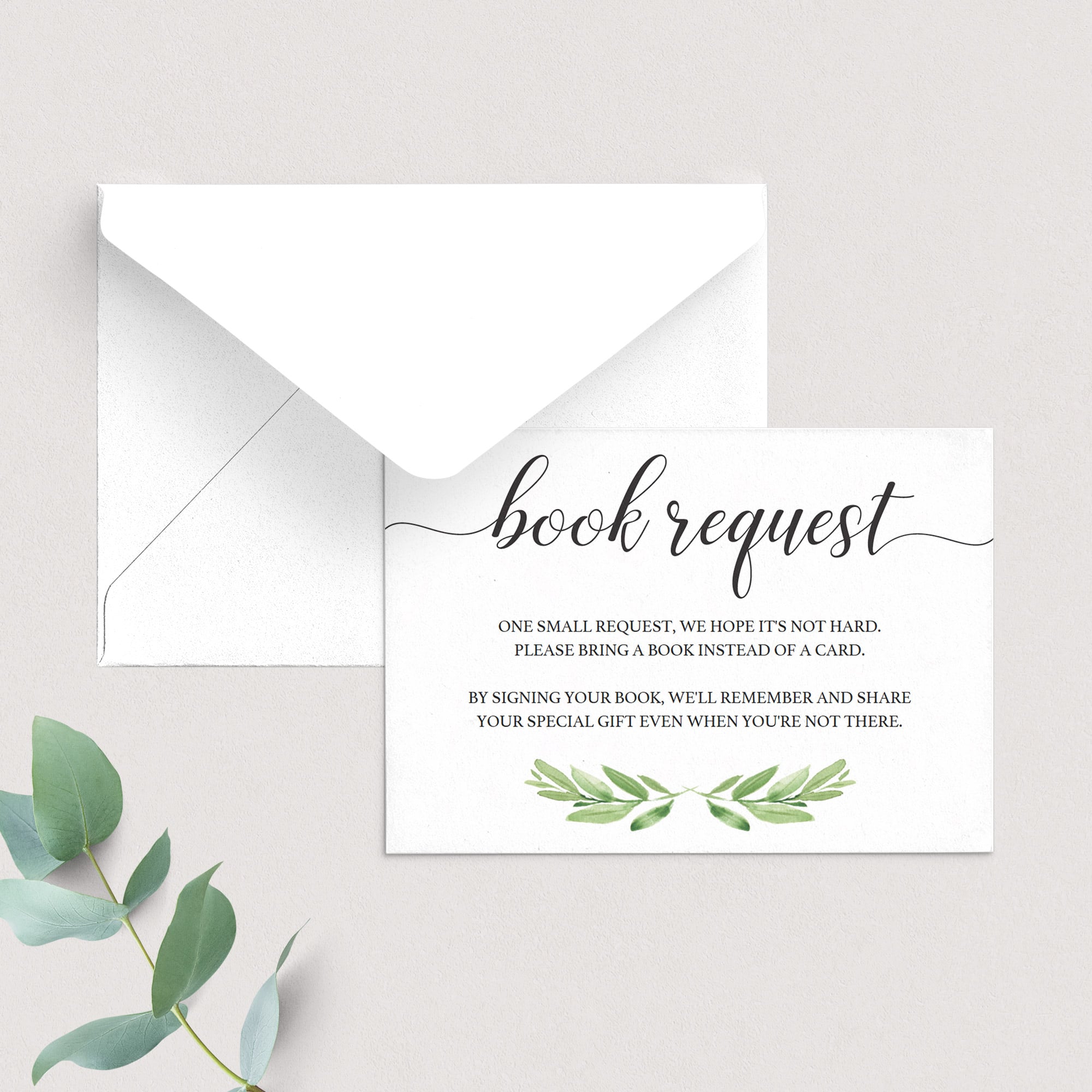 Baby shower bring a book instead of a card printable by LittleSizzle