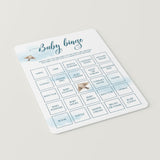 Blue Baby Bingo Cards Printable