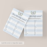 Elephant Baby Shower Games Name That Baby Animal Printable