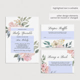 Editable baby sprinkle invitations whimsical theme by LittleSizzle