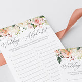 Classy Wedding Alphabet Game Printable