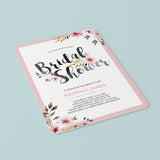 Spring Bridal Shower Invitation Template