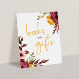 Books and gifts table sign instant download by LittleSizzle