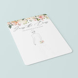 Chic Bridal Shower Guess The Dress Game Printable