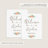 Tribal Party Welcome Poster Editable Template