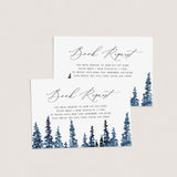 Winter Baby Shower Bring a Book Instead of a Card Insert