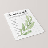 The Price is Right game printable by LittleSizzle