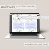DIY babyshower invite instant download neutral theme by LittleSizzle
