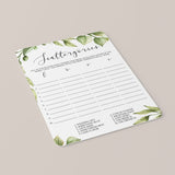 scattergories bridalshower game ideas download