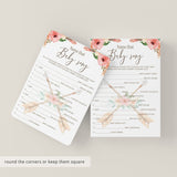 Boho Chic Baby Shower Game Name The Baby Song