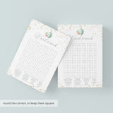 Fall Wedding Shower Word Search Game with Answer Key