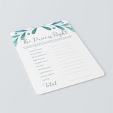Teal and Gray Baby Shower Games The Price is Right