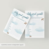 Download answer key for baby word scramble game by LittleSizzle