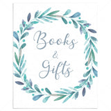 Winter Baby Shower Decorations Books & Gifts Table Sign by LittleSizzle