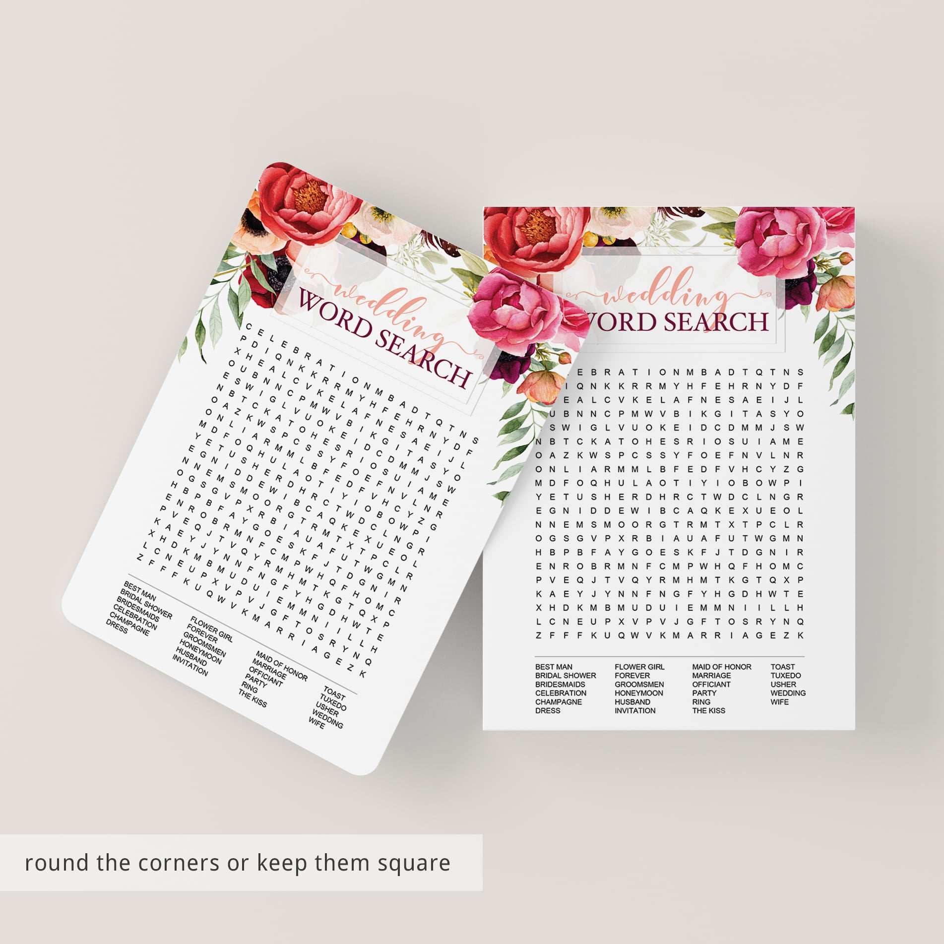 best games for bridal shower floral themed