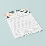 Summer Bridal Shower Games and Activities Printable