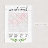 Botanical Wedding Shower Games Pack Printable