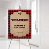 Buffalo Plaid Baby Shower Boy Party Pack Download
