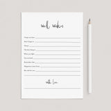 Well Wishes For The Mr and Mrs Cards Printable by LittleSizzle