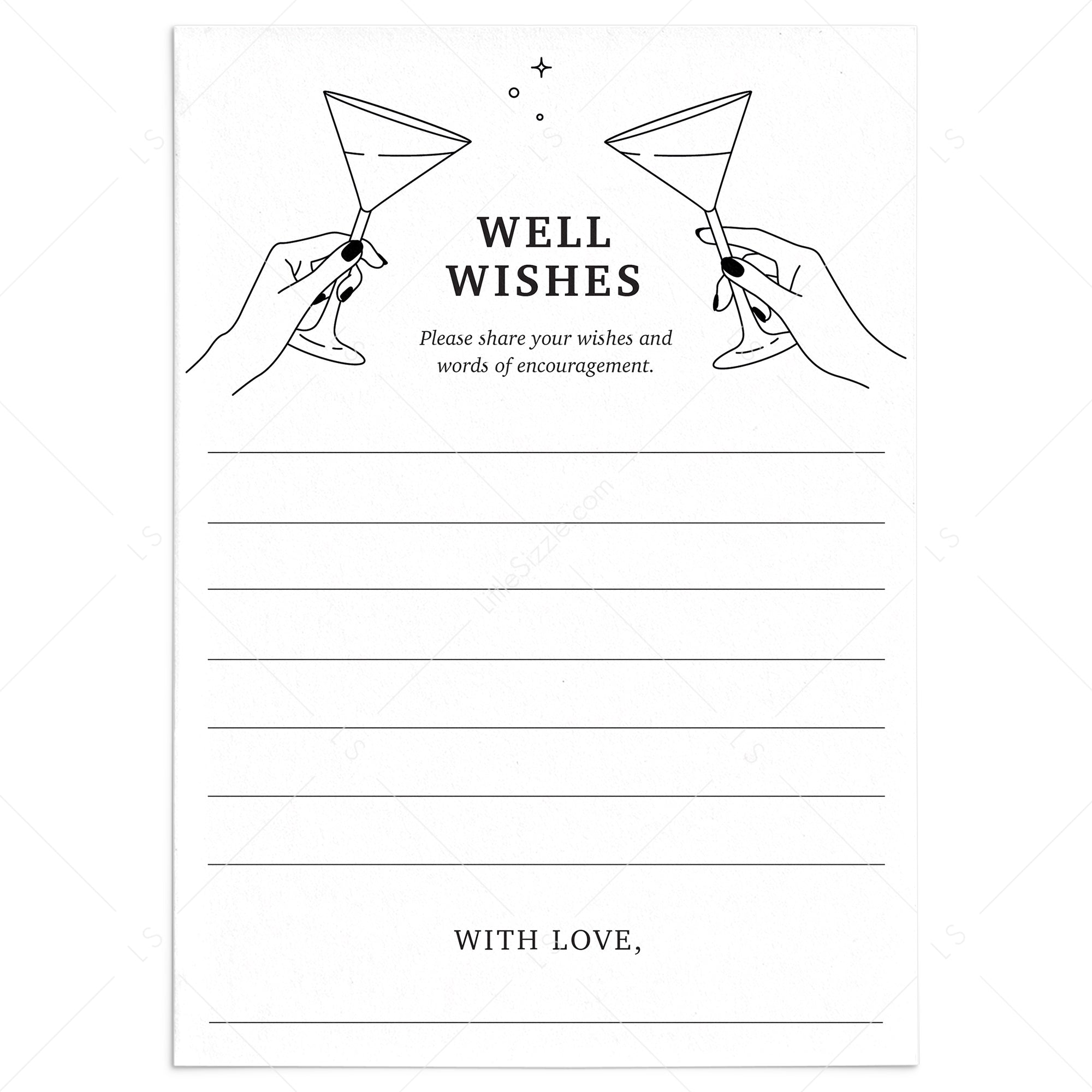 Post Divorce Words of Encouragement Cards Printable by LittleSizzle