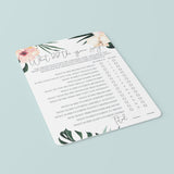 Funny Wedding Shower Game Template What Did The Groom Say