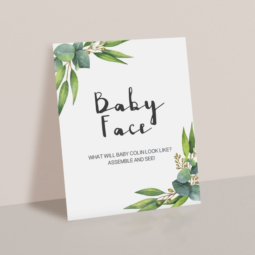 DIY baby shower games ABC book printable by LittleSizzle