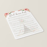 Boho Baby Shower Ice Breaker Game Dad Knows Best