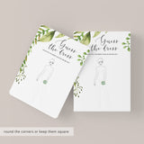 botanical wedding shower games printable guess the dress