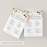 Blush floral baby party games and decorations by LittleSizzle