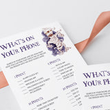Adult Halloween Party Game What's On Your Phone Instant Download