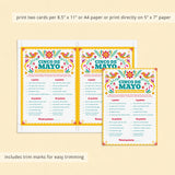 Printable Whats On Your Phone Cinco de Mayo Game