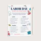 3 Labor Day Party Games Printable