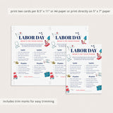 Fun Labor Day Party Game What's On Your Phone Printable