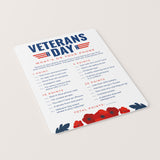 Adult Veterans Day Activity Whats On Your Phone Printable