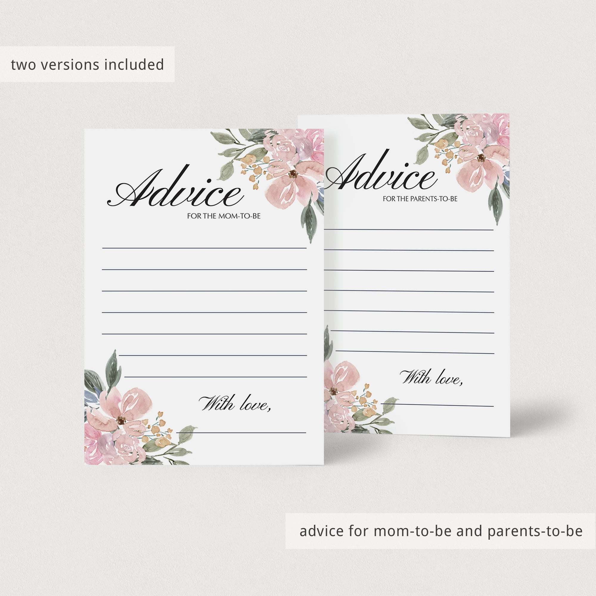 New baby advice for parents printable by LittleSizzle