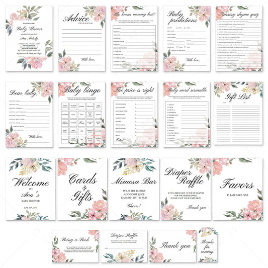 Whimsical Baby Shower Party Planning Bundle DIY by LittleSizzle