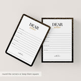 Black and Gold Retirement Keepsakes Printable