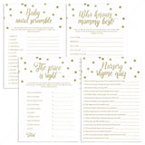 Printable baby shower games pack by LittleSizzle