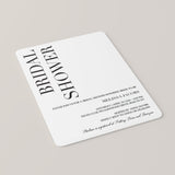 Modern bridal shower invite template instant download by LittleSizzle