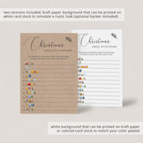 Kraft Christmas Game Emoji Pictionary Printable