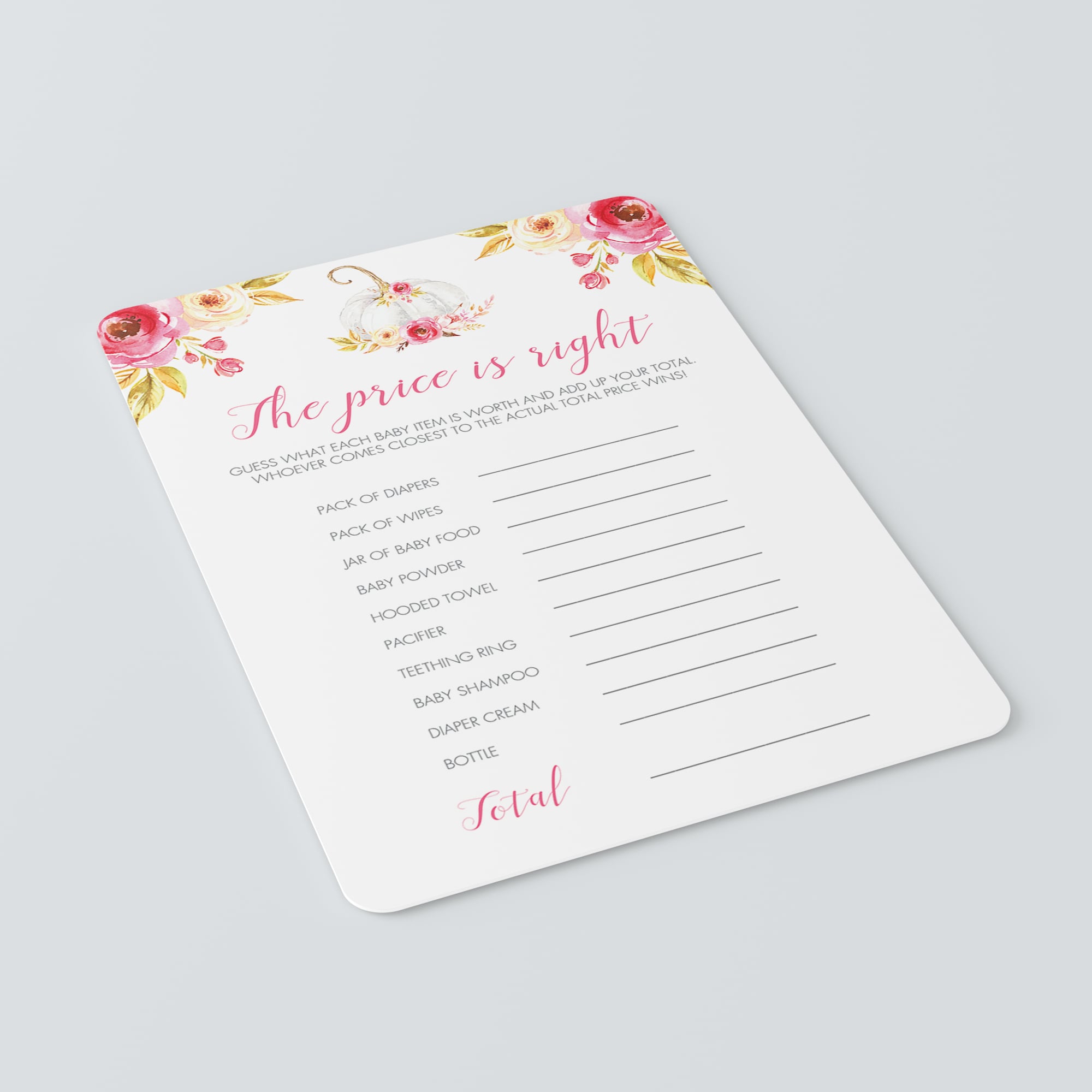 Autumn baby shower decorations and games printables by LittleSizzle