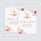pumpkin baby party game templates by LittleSizzle