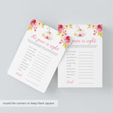 Pumpkin babyshower game cards printables by LittleSizzle