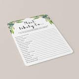 Who's Most Likely To Girls Night Game Printable