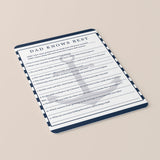 Who Knows Dad Best Baby Shower Game Nautical